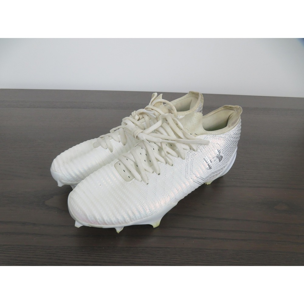 Under Armour Blur Pro Lacrosse Cleats Mens 8.5 White Athletic Shoes 6006431-100
